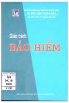 Giáo trình bảo hiểm