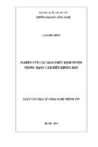 Nghiên cứu các giao thức định tuyến trong mạng cảm biến không dây