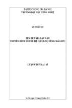 Truyền hình số thế hệ 2 (dvb s2) dùng mã ldpc