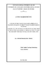A study on the use of task based approach in teaching speaking to the 2nd year english majored students
