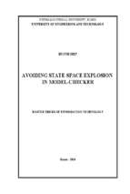 Avoiding state space explosion in model checker