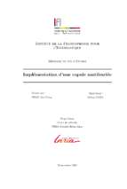 Implémentation d'une copule mutilvariée