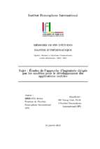 études de l'approche d'ingénierie dirigée par les modèles pour le développement des applications mobiles