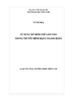 Sử dụng mô hình thế giới nhỏ trong truyền hình mạng ngang hàng