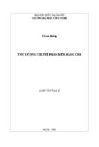 ước lượng chi phí phần mềm bằng cbr