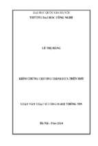 Kiểm chứng chương trình dựa trên smt