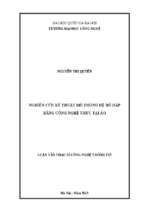 Nghiên cứu kỹ thuật mô phỏng hệ hô hấp bằng công nghệ thực tại ảo