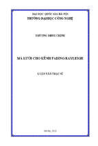 Mã lưới cho kênh fading rayleigh