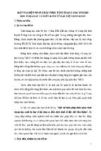 Skkn một vài biện pháp khắc phục tình trạng học sinh bỏ học ở địa bàn có điều kiện kinh tế đặc biệt khó khăn (thcs)