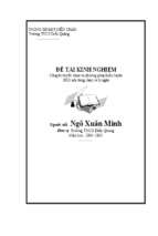 Skkn công tác tuyển chọn và phương pháp huấn luyện học sinh giỏi nội dung chạy cự ly ngắn (thcs)