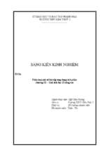 Skkn phân loại một số bài tập ứng dụng tích phân chương iii – giải tích lớp 12 nâng cao