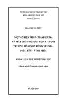 Một số biện pháp chăm sóc da và mắt cho trẻ 3 – 4 tuổi ở trường mầm non