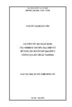 Cải tiến tốc độ hoạt động của website thương mại điện tử sử dụng mã nguồn mở magento thông qua kỹ thuật varnish