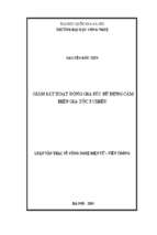 Giám sát hoạt động gia súc sử dụng cảm biến gia tốc 3 chiều