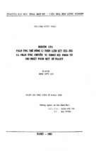 Nghiên cứu phản ứng thế đồng li trên liên kết oxi oxi và phản ứng chuyển vị hydro nội phân tử khi nhiệt phân một số peaxit