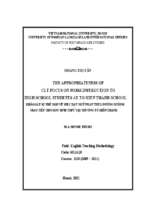 Khảo sát sự phù hợp về việc dạy ngữ pháp theo đường hướng giao tiếp cho học sinh thpt tại trường tô hiến thành