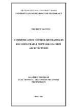 Communication control mechanism in reconfiguration network on chip architectures .