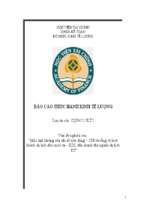 Báo cáo thực hành kinh tế lượng mức ảnh hưởng của chỉ số tiêu dùng – cpi và tổng số lượt khách du lịch đến nước ta – kdl đến doanh thu ngành du lịch   dt