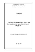 Luận văn cntt tổng hợp quan điểm trực tuyến của người tiêu dùng theo tính năng của sản phẩm