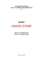 Tiểu luận quản trị tài chính investment project  hadigo store