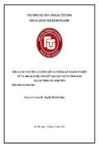 Tiểu luận nguyên lý thống kế doanh nghiệp mối quan hệ giữa kết quả học tập và thời gian đi làm thêm của sinh viên