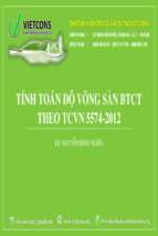 Tính toán độ võng sàn btct theo tcvn 5574   2012