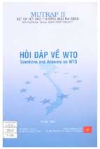 Hỏi đáp về wto = questions and answers on wto
