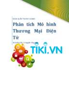 Phân tích mô hình thương mại điện tử tiki.vn