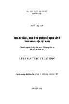 Chia di sản là nhà ở và quyền sử dụng đất ở theo pháp luật việt nam
