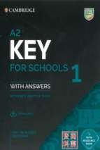 A2 key for schools 1 for the revised 2020 exam student's book with answers with audio with resource bank authentic practice tests