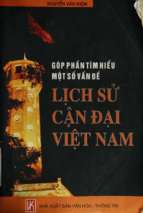 Góp phần tìm hiểu một số vấn đề Lịch sử cận đại Việt nam Nguyễn Văn Kiệm