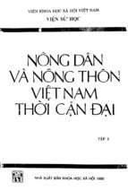 Nông dân và nông thôn Việt nam thời cận đại