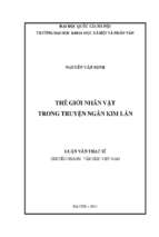 Luận văn thế giới nhân vật trong truyện ngắn kim lân