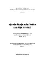 đặc điểm truyện ngắn sơn nam giai đoạn 1954   1975