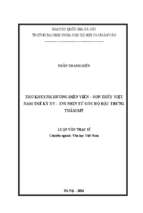 Thơ khuynh hướng điền viên   sơn thủy việt nam thế kỷ xv   xvi nhìn từ góc độ đặc trưng thẩm mỹ