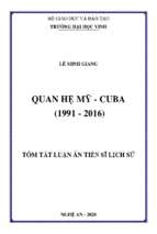 Quan hệ mỹ   cuba (1991   2016) tt