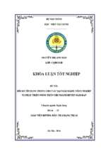 “rủi ro tín dụng trong cho vay tại ngân hàng nông nghiệp và phát triển nông thôn huyện nam đàn