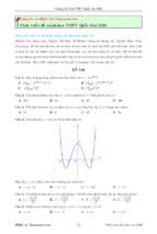 Phát triển đề minh họa thpt quốc gia 2020 môn toán