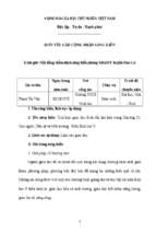 Tích hợp giáo dục biến đổi khí hậu trong chương iii  con người, dân số và môi trường   môn sinh học 9.