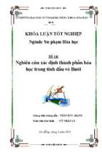 Nghiên cứu xác định thành phần hóa học trong tinh dầu vỏ bưởi.