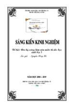 Rèn kỹ năng làm văn tả cảnh học sinh lớp 5