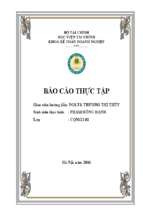 Báo cáo thực tập tốt nghiệp lần 1 tại công ty cổ phần giống cây trồng hải dương