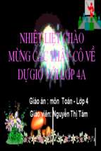 Slide thuyết trình nhân một số với một tổng.ppt