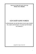 Hướng dẫn học sinh phương pháp giải bài tập di truyền về lai một cặp tính trạng và lai hai cặp tính trạng môn sinh học 9