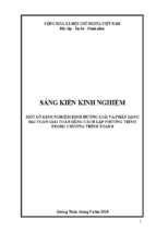 Một số kinh nghiệm định hướng giải và phân dạng bài toán giải toán bằng cách lập phương trình trong chương trình toán 8