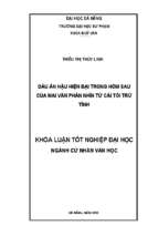Dấu ấn hậu hiện đại trong hôm sau của mai văn phấn nhìn từ cái tôi trữ tình