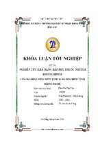 Nghiên cứu khả năng hấp phụ thuốc nhuộm rhodamine b của bã mía chưa biến tính và bã mía biến tính bằng naoh