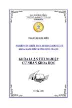 Nghiên cứu chiết tách anthocyanin từ củ khoai lang tím và ứng dụng của nó.