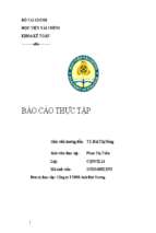 Báo cáo thực tập tại  công ty tnhh anh đạt vương