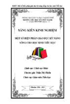 Một số biện pháp giúp học sinh rèn kỹ năng sống